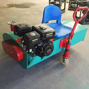 人造草坪充砂梳理机 刷草机 汽油 手扶式梳草机明投