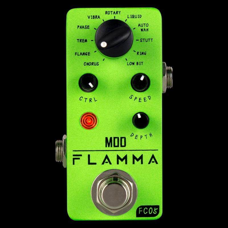 FLAMMA FC05 电吉他多类型调制合集迷你单块效果器11档经典音色