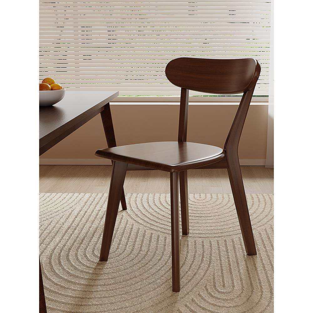 实木餐椅家用椅子靠背餐桌椅商用简约复古餐厅中古意式洽谈椅,住宅家具,餐椅,淘宝优惠券,粉丝福利购,淘宝优惠卷