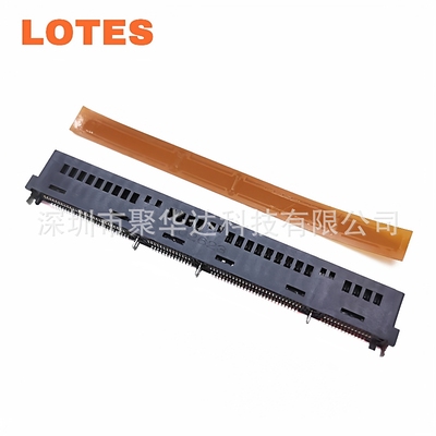 LOTES 原厂连接器EDSFF GEN-Z 4C+直立式贴片型母座168P 不带外壳