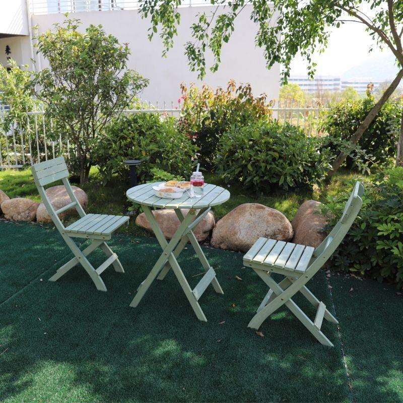 户外阳台休闲桌椅庭院防折叠桌椅茶几可折叠桌椅方便简易桌