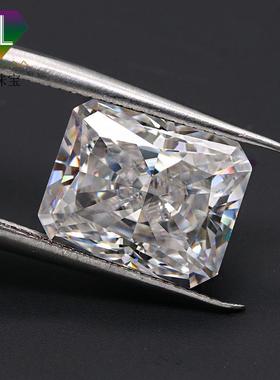 厂家热卖莫桑钻裸石冰花切莫桑石雷迪恩切割火彩好可镶嵌各种饰品