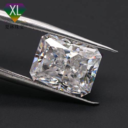 厂家热卖莫桑钻裸石冰花切莫桑石雷迪恩切割火彩好可镶嵌各种饰品