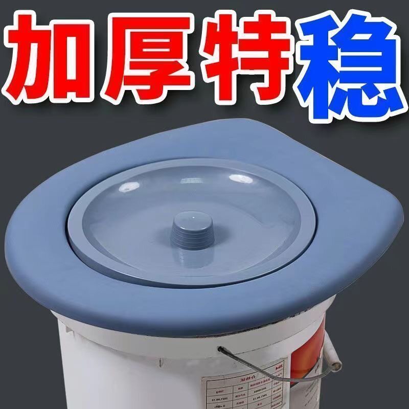 农村简易马桶四季坐便便携式带盖防臭马桶老人可移动坐便圈通用