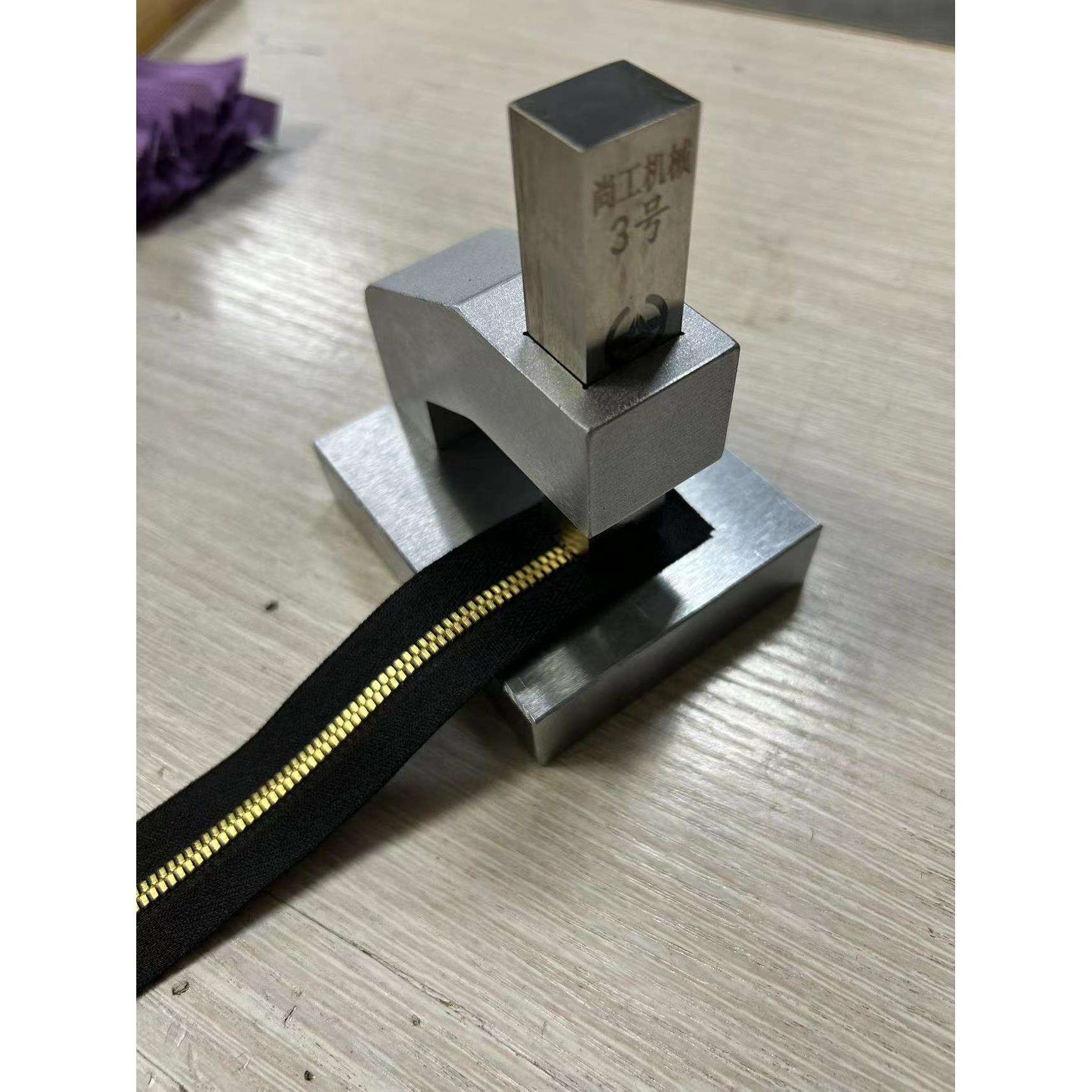3号5号手打拉链牙模具打牙机手工皮具工具打牙工具