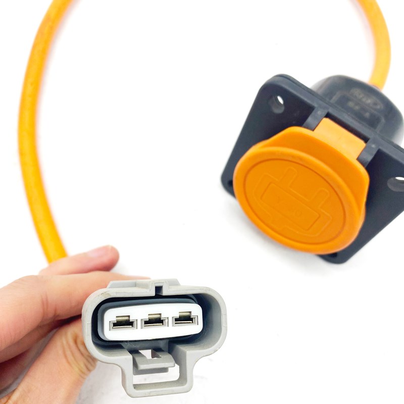 时风电动轿b车D206 D207 D301 D501 充电器线 充电抢 充电线 插座