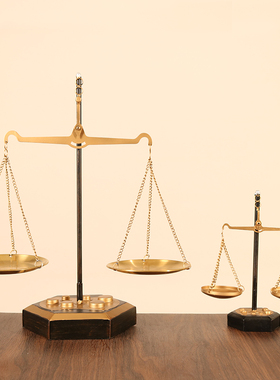 欧式复古怀旧老式手工铁艺天平工艺C秤玄关橱窗装饰品创意桌面摆