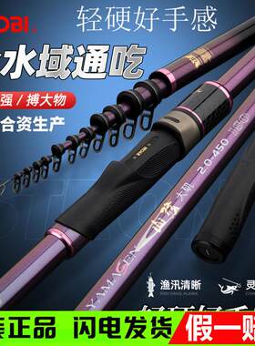 进口碳素利优比山弦大矶钓竿海竿长节软尾超轻抛杆手海滑漂矶钓竿