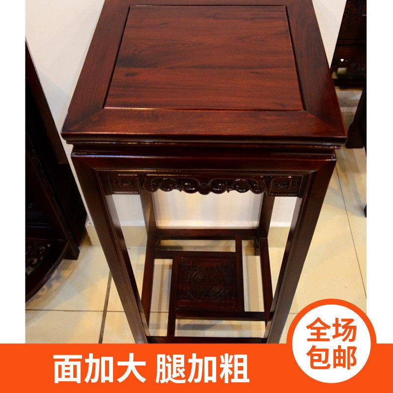 非洲酸枝花架红酸枝实木中式客厅大花架 新中式榫卯结构红木花架