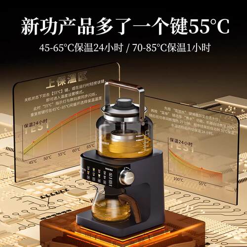 【国补】新功蒸汽煮茶壶电茶炉喷淋式煮茶器泡茶机萃茶机自动上水