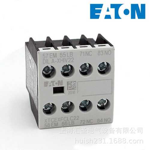 EATON/伊顿 MOELLER 接触器辅助接头 DILA-XHIV22 XTCEXFCLC22