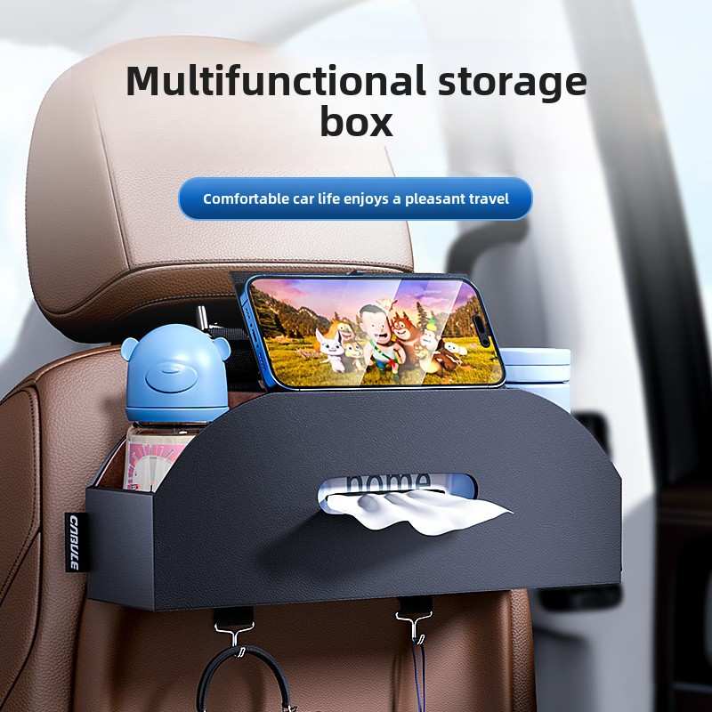 Car Back Organizer - Multi-functional Storage & Decor Box