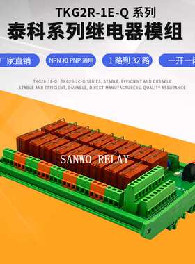 18路泰科继电器模组模块 12V/24V 16A一开一闭 两开两闭RT314024