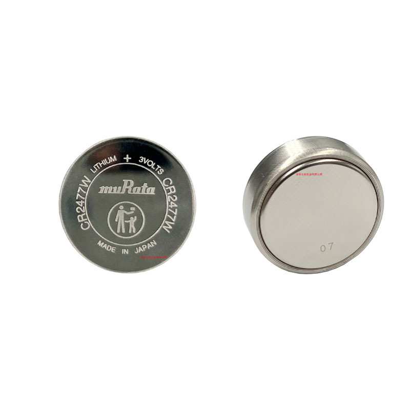 muRata村田CR2477W煤矿探灯电池 电饭锅耐高温纽扣电池BR2477A 3V