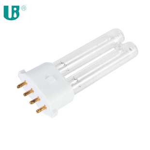 uv光氧灯管长145mm 2G7紧凑型254nm双只紫外灯有CE杀菌消毒灯