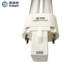 雪莱特高臭氧紫外线灯管ZW30D17Y 消毒机灯管30W紫外线灯 H317