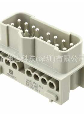 HARTING浩亭 19410142601 16A10针 公头 插芯 螺栓接线 铜合金