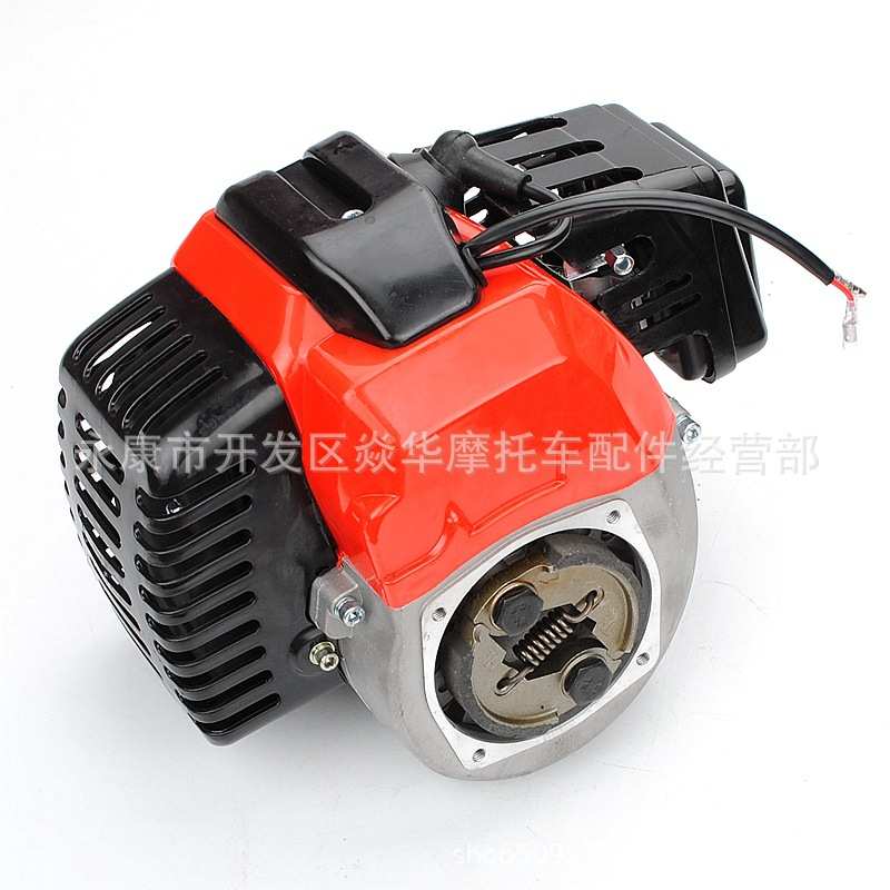 园林机械油锯割草机配件 43CC发动机总成二冲程40-5适用迷你摩托