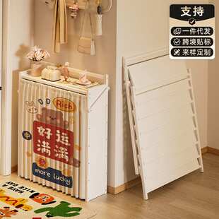 免安装鞋子收纳架折叠放鞋神器分割层柜内鞋架分层简易小型入户门