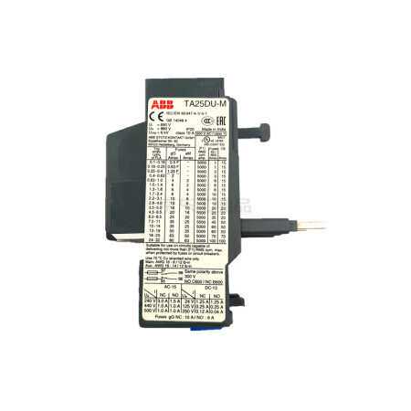 ABB TA 热过载继电器  TA25DU-4.0M  整定电流2.8-4A