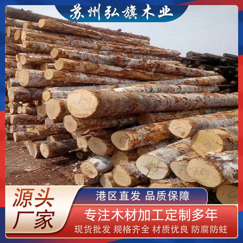 桦木原木 白桦枫桦旋切材 家具材桦木包装箱托盘木方防腐实木板材