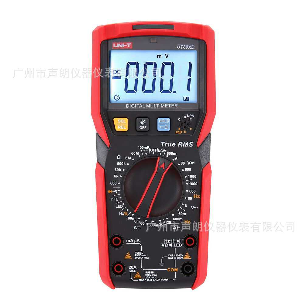 UT89XD优利德UNI-T真有效值专业NCV数字式万用表高精度大电容