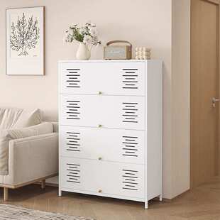 钢制鞋柜家用通风透气入户玄关进门口落地多层防尘大容量收纳鞋柜