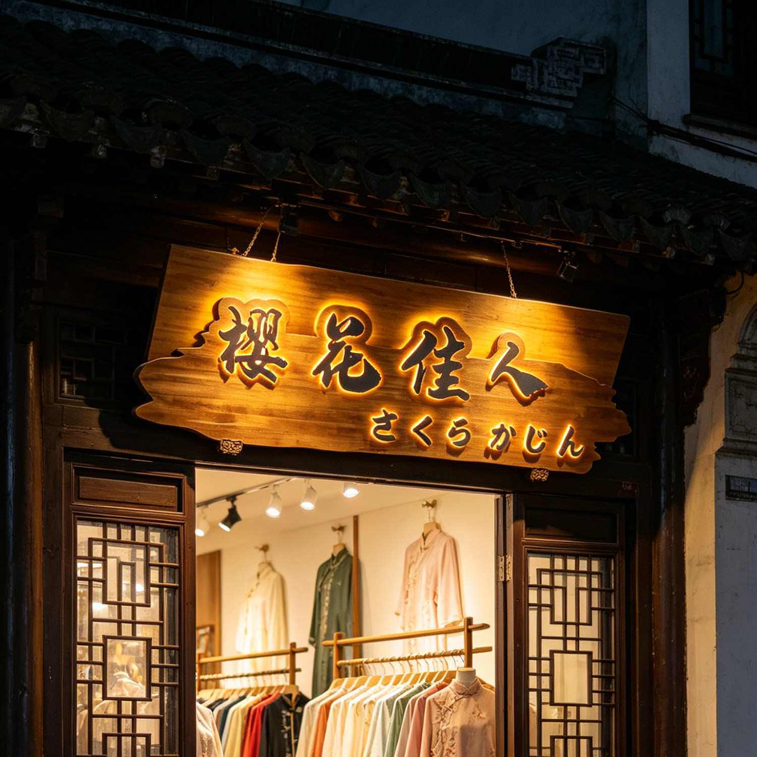 木牌定、制发光牌匾实木仿古门头招牌木质展示牌广告牌民宿创意