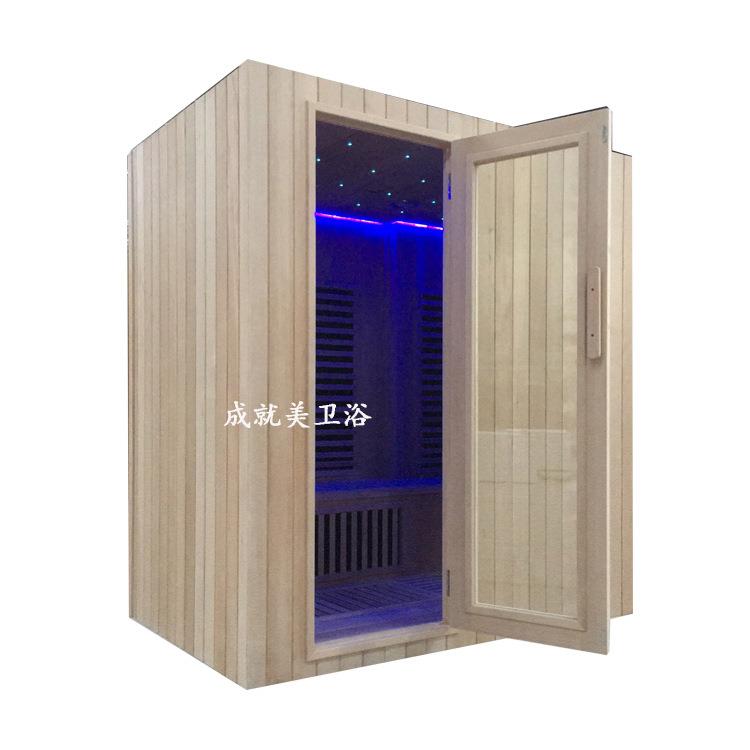 佛山卫浴家用汗蒸房铁杉木桑拿设备远红外线光波房桑拿房saunas