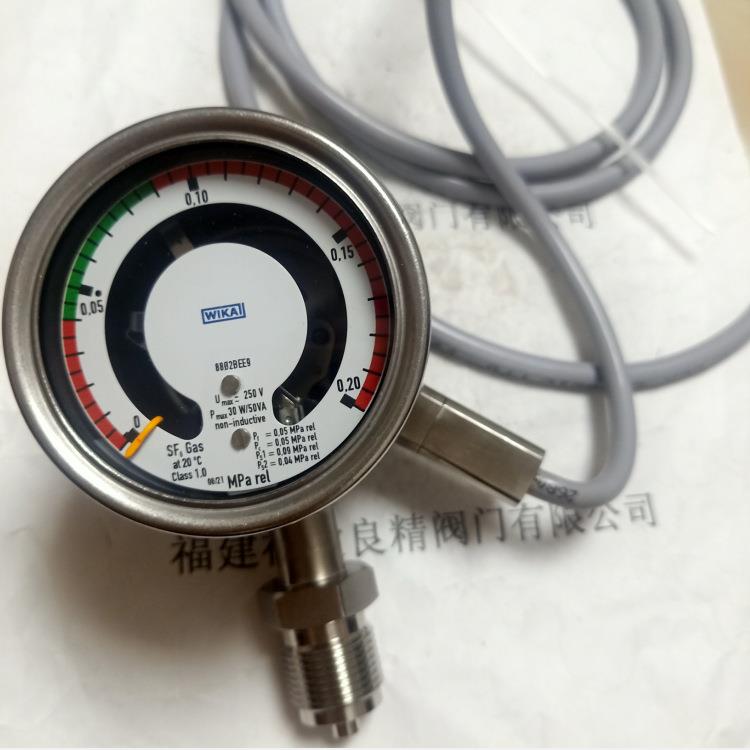 德国WIKA威卡SF6气体密度继电器 233.52.063