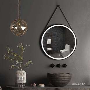 智能浮法玻璃浴室镜壁挂多功能三色光防雾设计三控调光时间显示亚