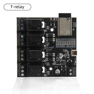 LILYGO® T-Relay ESP32 四路直流5V继电器 物联网继电器