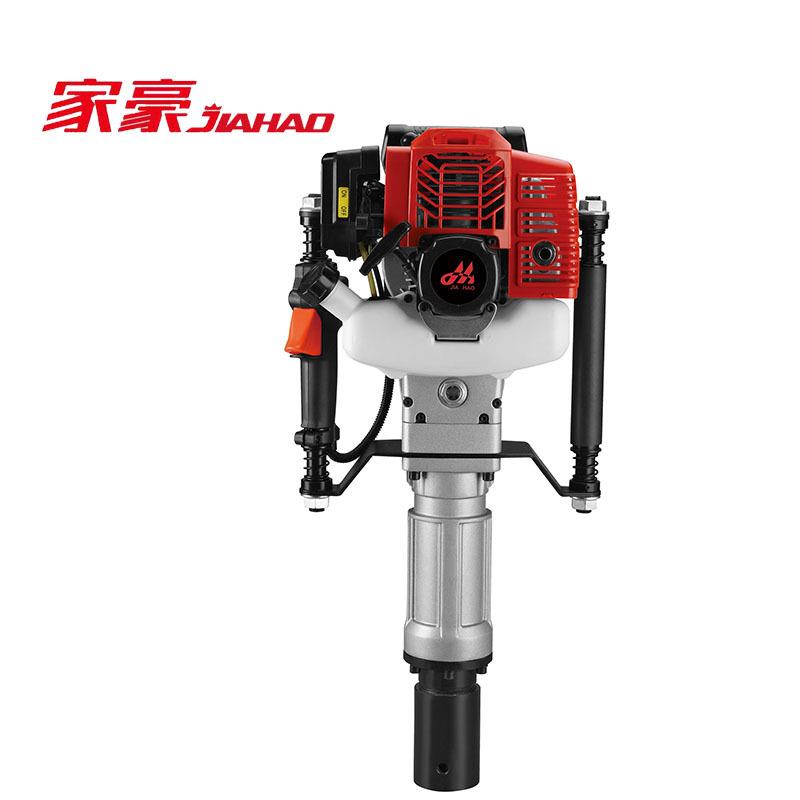 家豪JH70-1-C汽油打桩机农场护栏三角钢管打桩机防洪抢险木桩