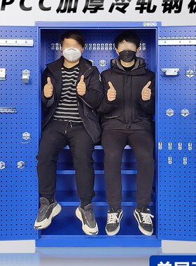 重型五金工具柜加厚铁皮柜收纳柜汽修工厂车间用双门抽屉工具箱