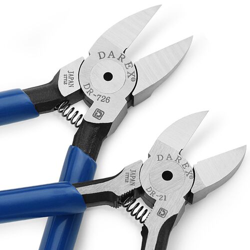 DAREX大力士塑料毛边扎带6寸DR22水口钳铜线铁线4寸斜嘴剪钳DR-2D