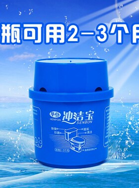 蓝泡泡洁厕灵马桶清洁剂清香型洁厕宝家用厕所除臭洁厕剂洁厕块