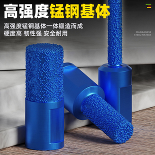 大理石台中盆铣刀石材接缝金刚石磨头角磨机专用石英石修边机刀头