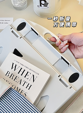 笔记本支架简约多功能电脑增高托架学生宿舍桌面散热架子折叠便携