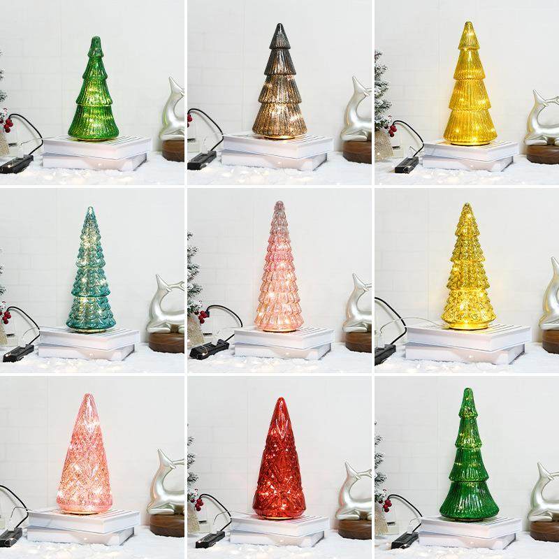 圣诞节场景装饰新款柜台橱窗桌面摆件小型玻璃圣诞树发光装饰灯,鲜花速递/花卉仿真/绿植园艺,其它园艺用品,淘宝优惠券,粉丝福利购,淘宝优惠卷