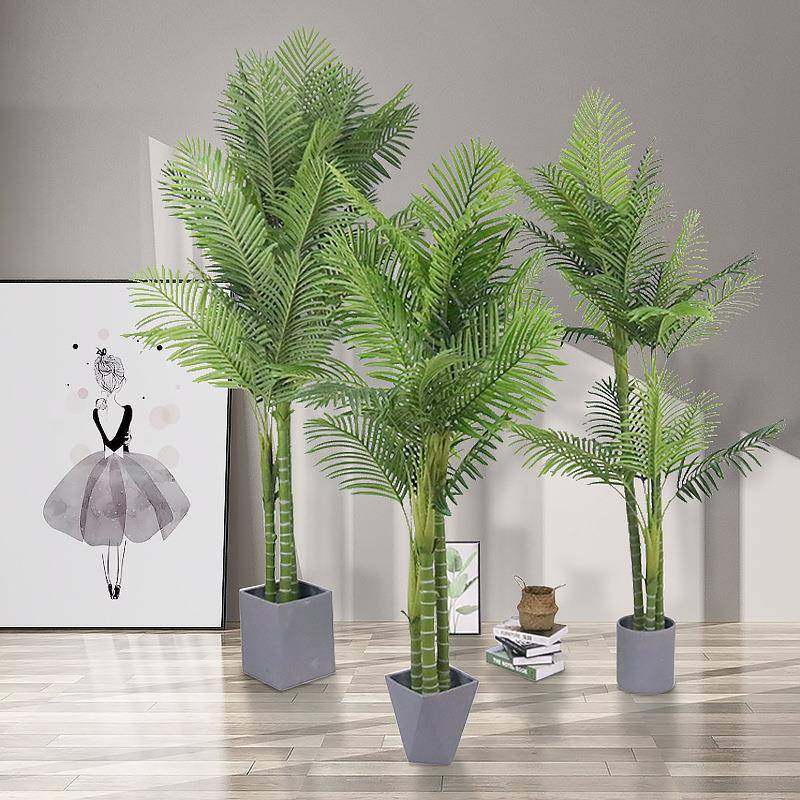仿真棕榈树散尾葵三杆假盆栽内饰装饰仿真树绿植盆景仿真植物摆件,鲜花速递/花卉仿真/绿植园艺,其它园艺用品,淘宝优惠券,粉丝福利购,淘宝优惠卷
