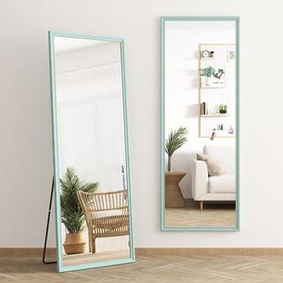 法式全身穿衣落地镜子家用女生卧室挂墙复古照衣镜等身试衣仪容镜