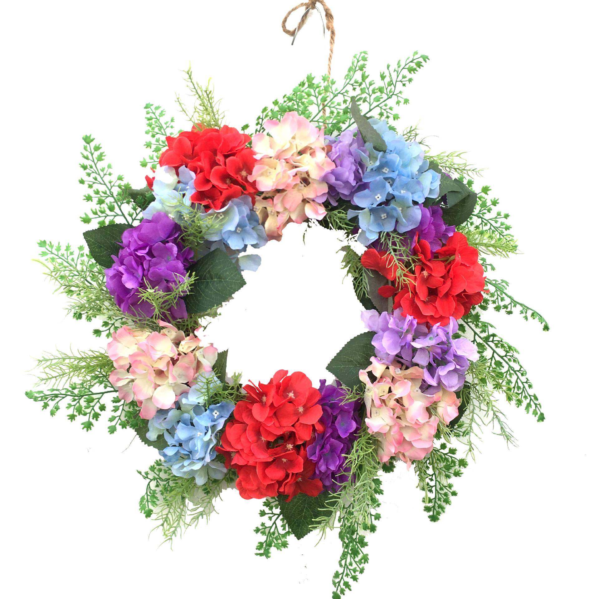 亚马逊仿真绿植绣球花环门环婚礼家居装饰花圈节日门饰挂饰,鲜花速递/花卉仿真/绿植园艺,其它园艺用品,淘宝优惠券,粉丝福利购,淘宝优惠卷