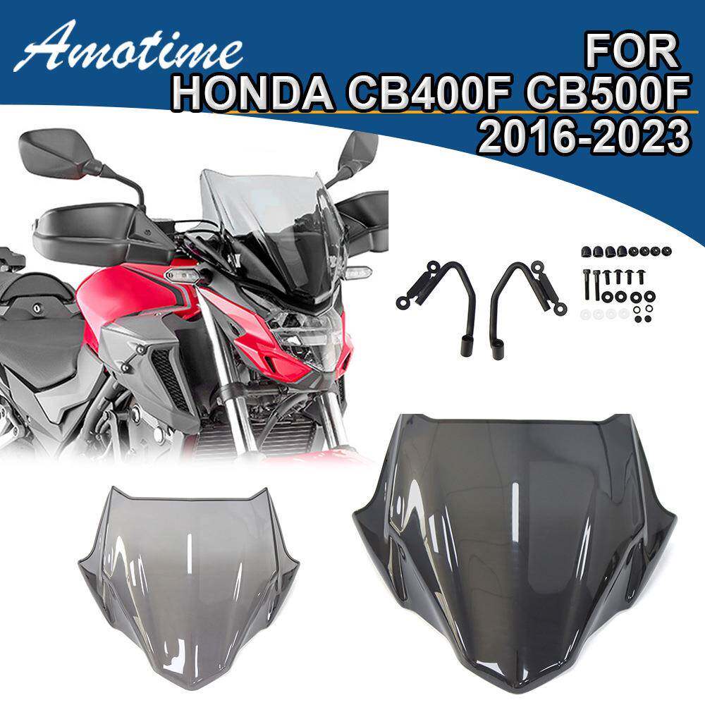 适用本田CB500F CB400F 2016-2023年运动挡风导流罩 风挡玻璃风镜