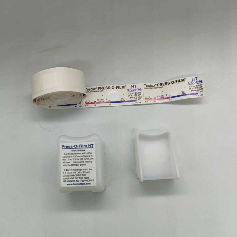 testex粗糙度测试带X-Coarse粗糙度复制胶带拓片纸易高E122C锚纹
