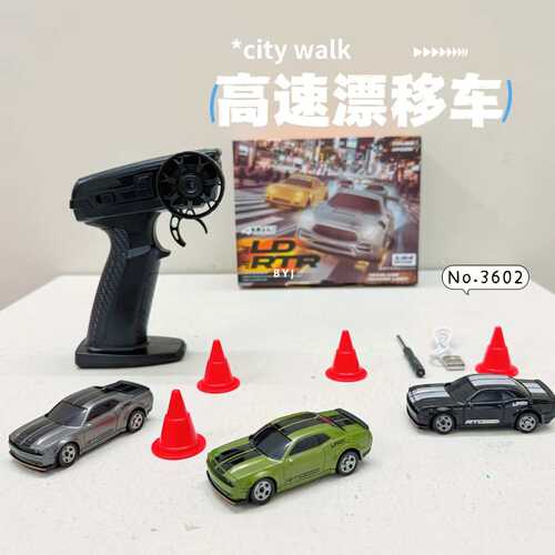 桌面RC高速漂移1:64迷你遥控车仿真赛车2.4G口袋四驱漂移汽车模型
