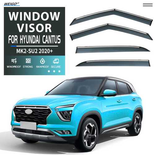 适用于现代Cantus晴雨挡侧窗导流板Hyundai Cantus Window visor
