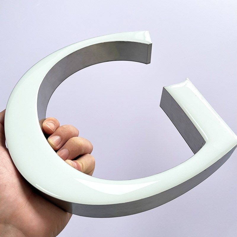 树脂发光字定制商场连锁店背景墙logGo户外无边发光字门头招牌定