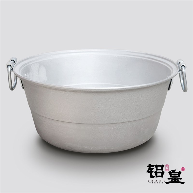 加厚大号行军锅商用铝汤锅饭店馒头吕蒸锅老N式特厚铝锅煮肉铝汤