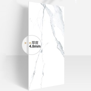 5mm超薄瓷砖室内墙p砖客厅背景墙厨房卫生间哑光爵士白色陶瓷薄板