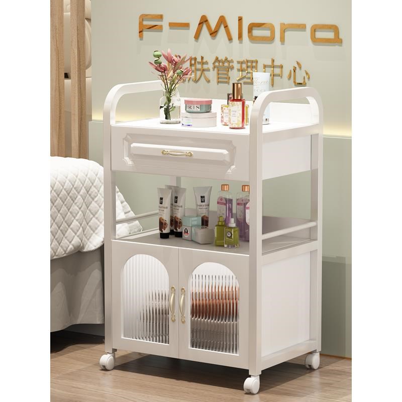 美容推车a美容院小推车纹绣仪器推车可移动收纳推车理髲店工具车